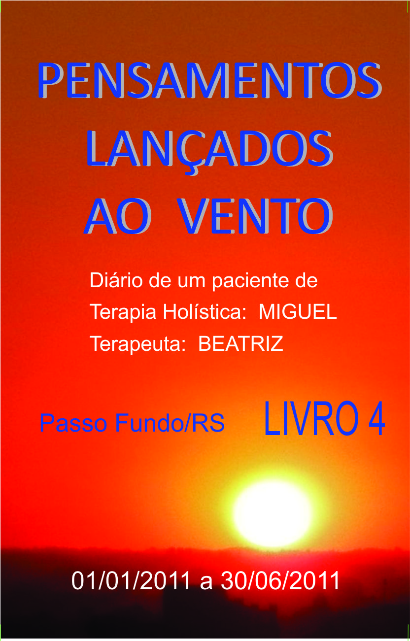 Capa do Livro Pensamentos Lançados ao Vento - Livro 04