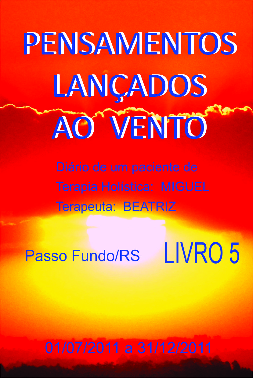 Capa do Livro Pensamentos Lançados ao Vento - Livro 05