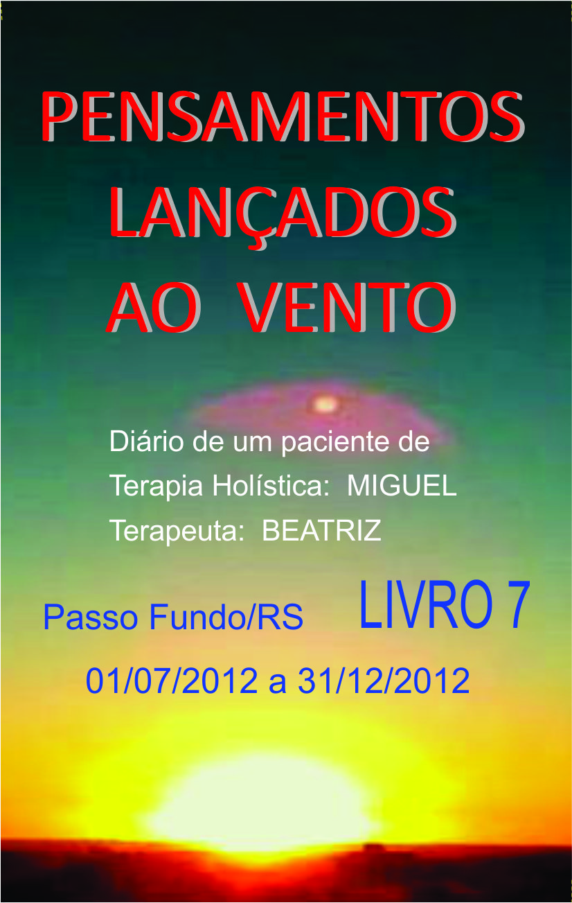 Capa do Livro Pensamentos Lançados ao Vento - Livro 07