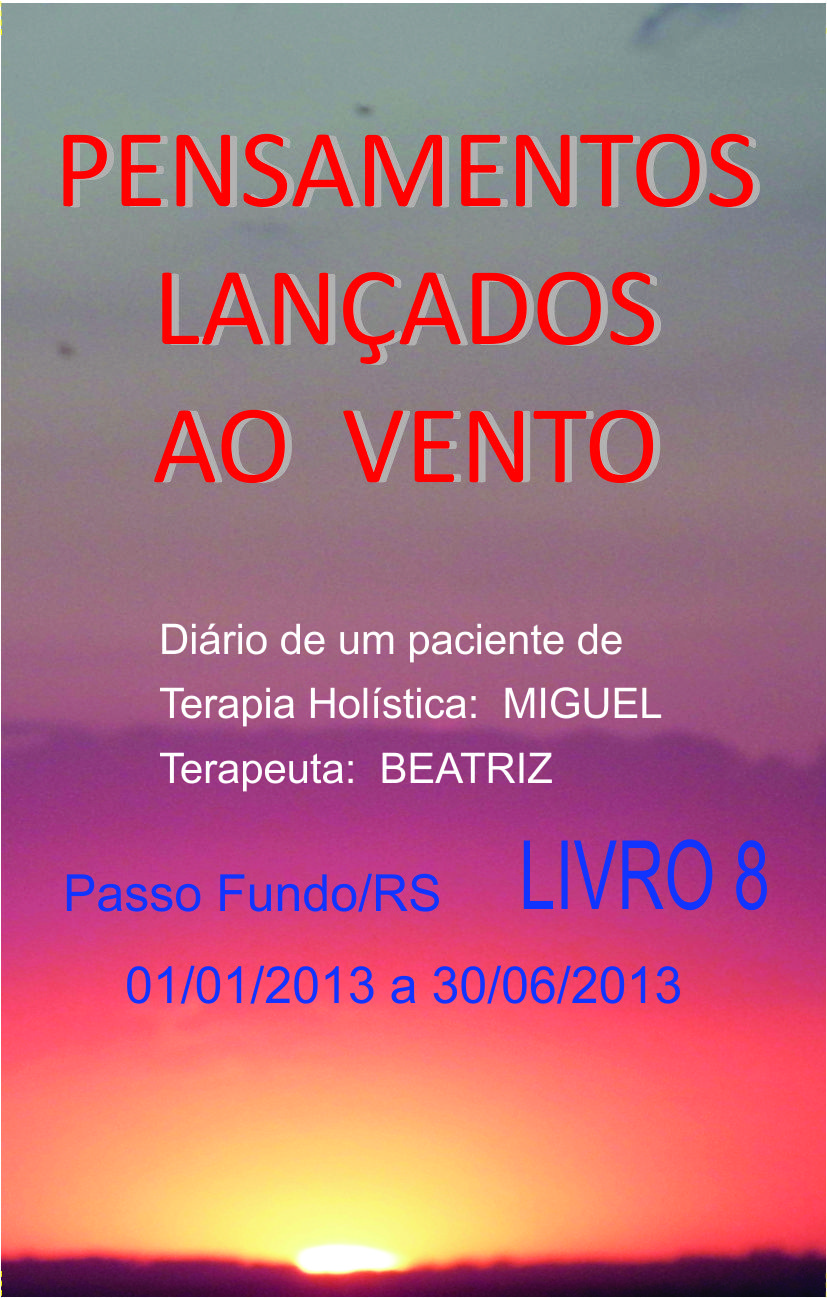 Capa do Livro Pensamentos Lançados ao Vento - Livro 08