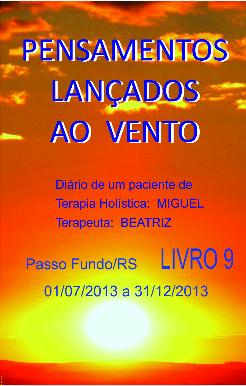 Capa do Livro Pensamentos Lançados ao Vento - Livro 09