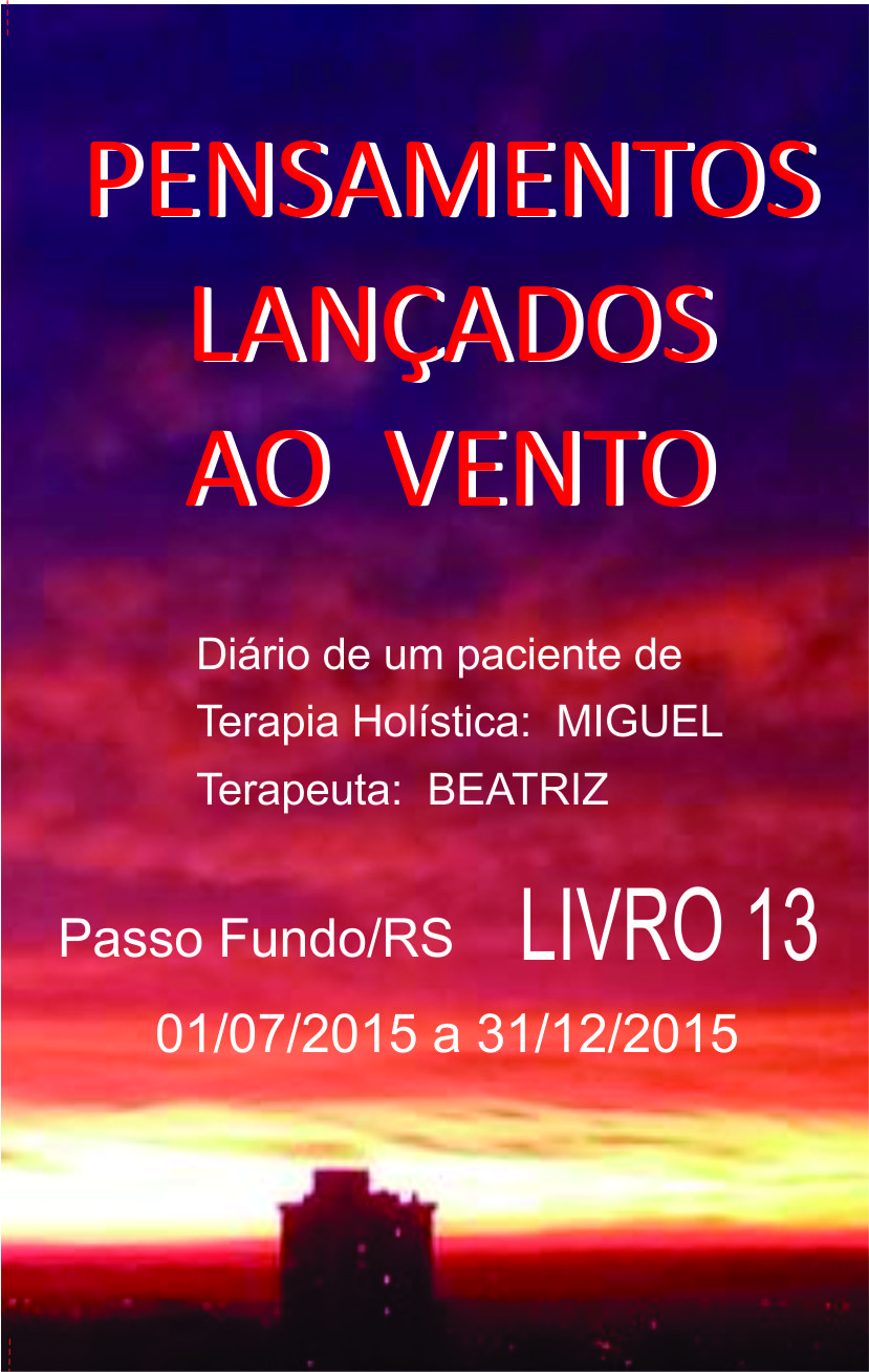 Capa do Livro Pensamentos Lançados ao Vento - Livro 13