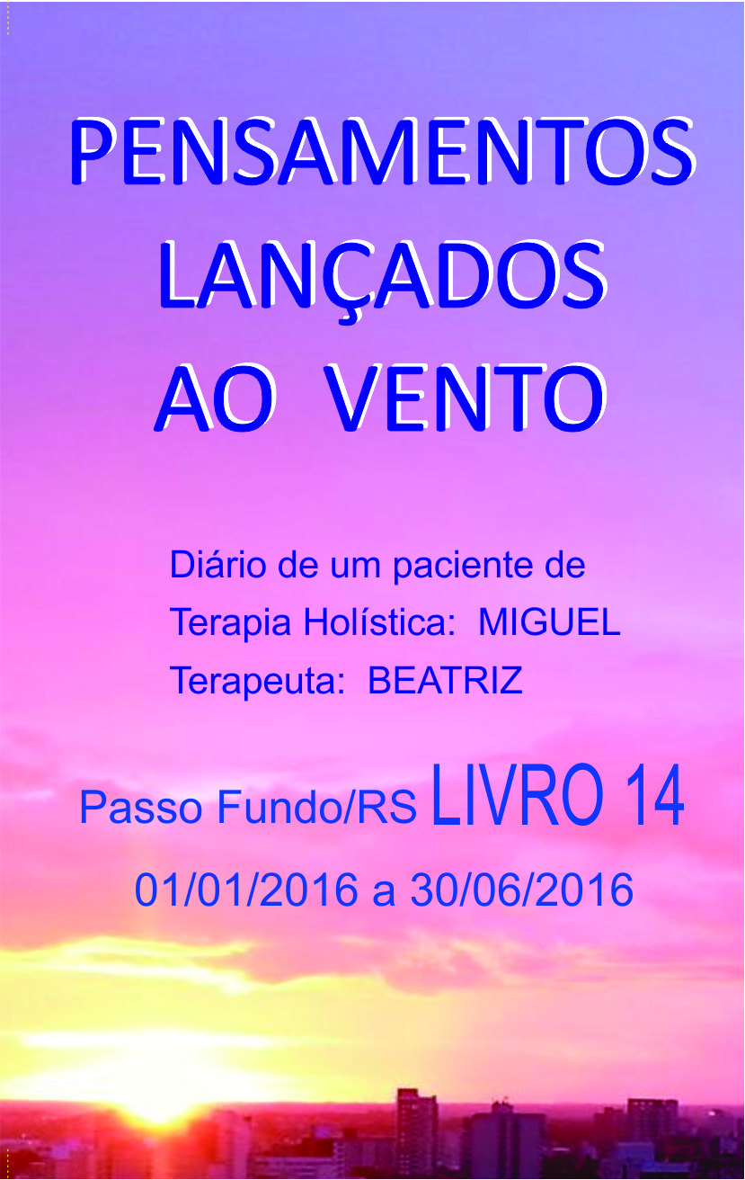 Capa do Livro Pensamentos Lançados ao Vento - Livro 14