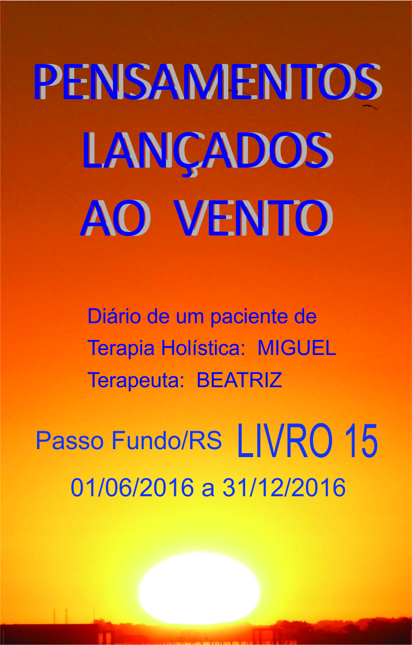 Capa do Livro Pensamentos Lançados ao Vento - Livro 15