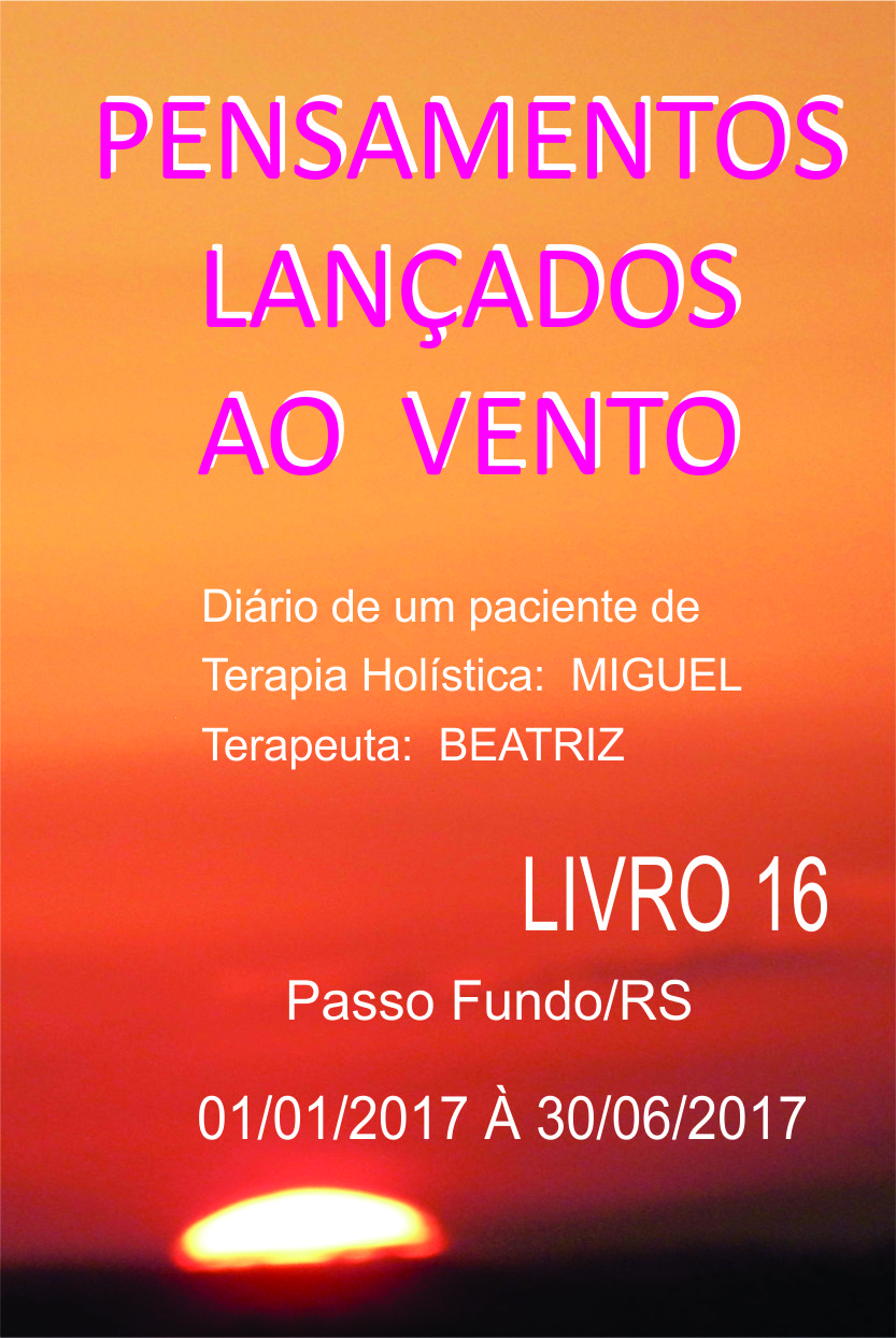 Capa do Livro Pensamentos Lançados ao Vento - Livro 16