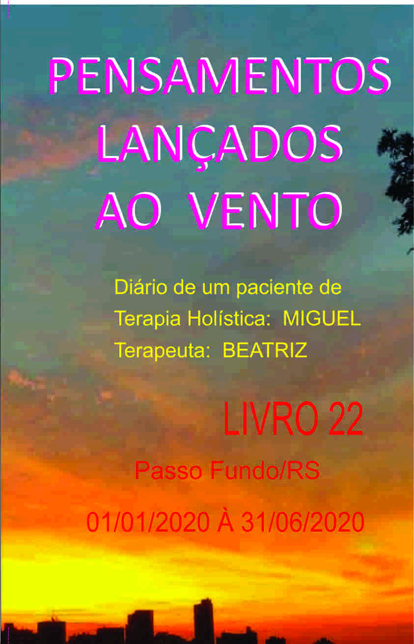 Capa do Livro Pensamentos Lançados ao Vento - Livro 22