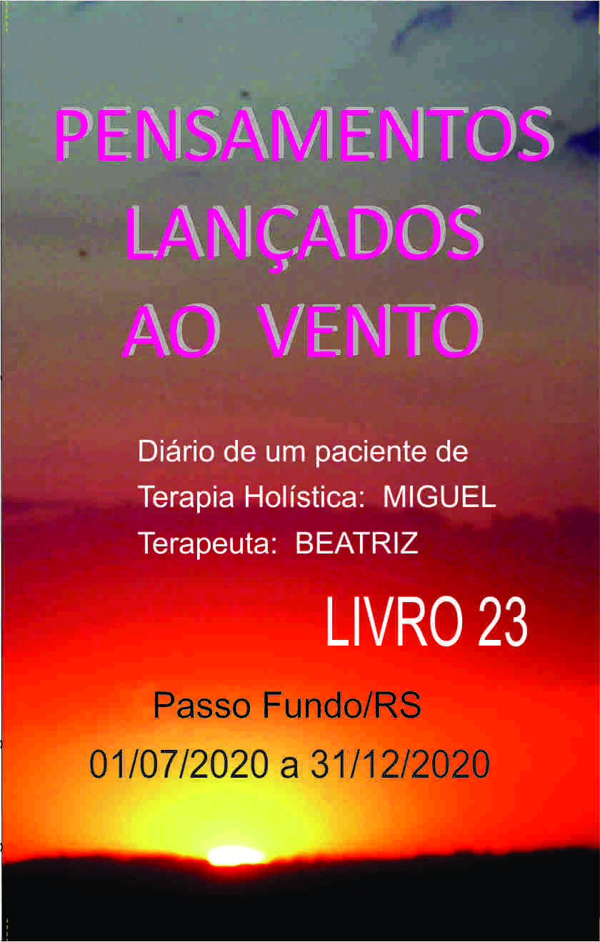 Capa do Livro Pensamentos Lançados ao Vento - Livro 23